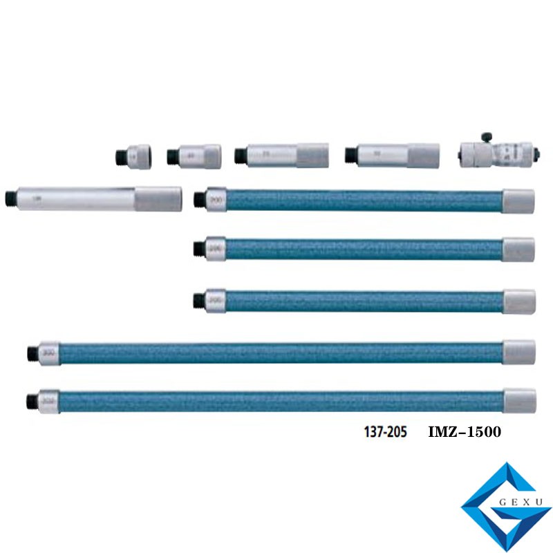 內(nèi)徑千分尺接桿式（合金頭）137-207，IMZ-300W測(cè)量50-300mm